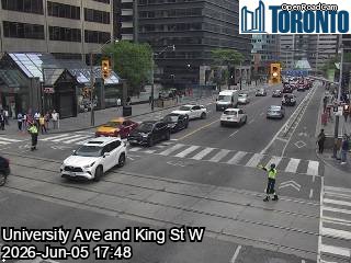 UNIVERSITY AVE & KING ST W