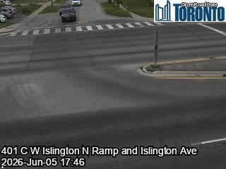 ISLINGTON AVE & 401 C W ISLINGTON N RAMP / ALLENBY AVE