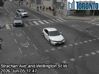 STRACHAN AVE & WELLINGTON ST W / DOURO ST