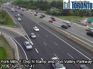 DON VALLEY PARKWAY N & YORK MILLS E DVP N RAMP