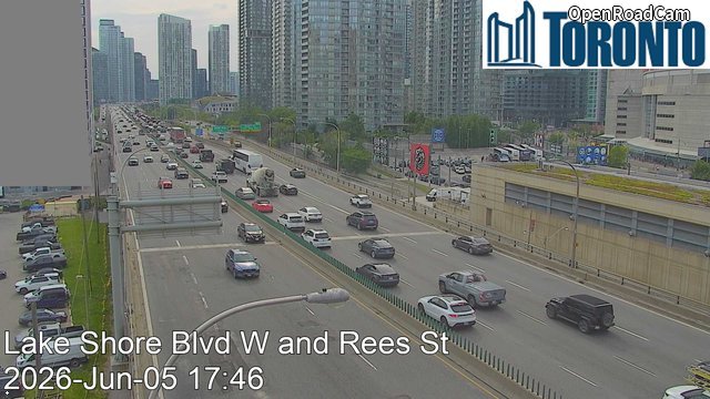LAKE SHORE BLVD W & REES ST