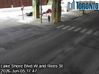 LAKE SHORE BLVD W & REES ST