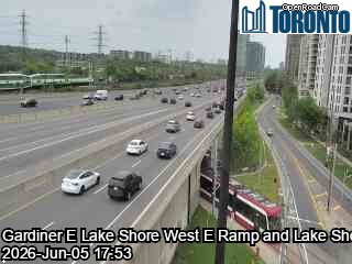 GARDINER E LAKE SHORE WEST E RAMP & LAKE SHORE BLVD W