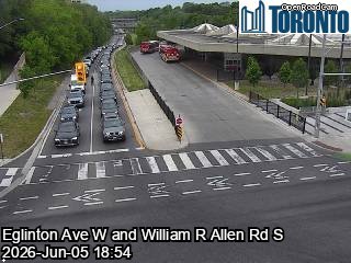 W R ALLEN RD S & EGLINTON AVE W