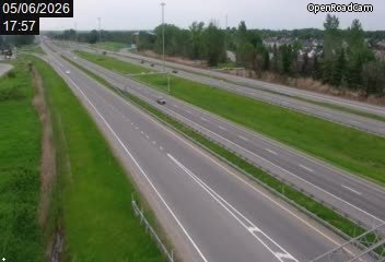 Aut. 55 (direction nord) au nord de l'aut. 30