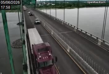 Aut. 55 (direction sud) au centre du pont Laviolette 