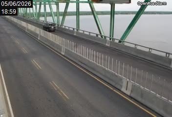 Aut. 55 (direction sud) sur le pont Laviolette (côté Trois-Rivières)