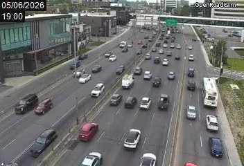 Aut. 15 (direction nord) au sud de l'échangeur Décarie