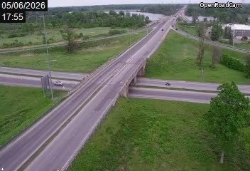 Route 201 à la hauteur du pont Monseigneur-Langlois (côté Coteau-du-Lac)