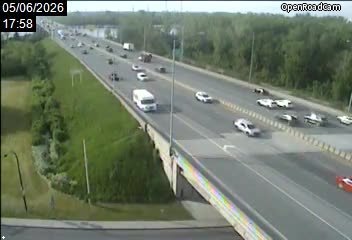 Aut. 13 à la hauteur du pont Louis-Bisson (côté Montréal)