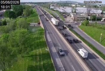 Route 138 à la hauteur de la rue Clément
