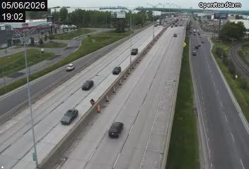 Aut. 40 à la hauteur de l'av. Marien