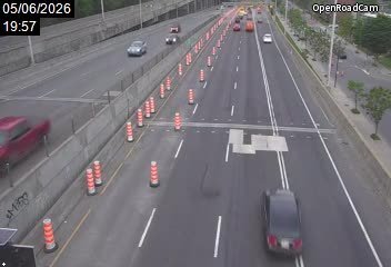 Route 136 à la hauteur du tunnel Ville-Marie 