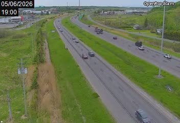 Aut. 20 (direction est) à la hauteur de la route du Président-Kennedy