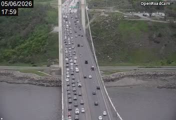 Aut. 73 sur le pont Pierre-Laporte (côté Lévis)