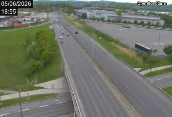 Aut. 973 (direction nord) à la hauteur du boul. Wilfrid-Hamel