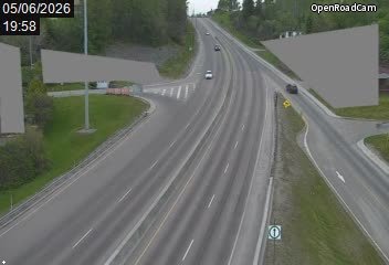 Route 175 (direction nord) à la hauteur du pont Dubuc (côté Chicoutimi-Nord)