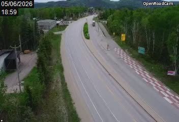 Route 138 à la hauteur de la rue des Érables (Tadoussac)