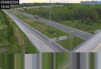 Aut. 40 (direction ouest) à la hauteur du ch. du Lac