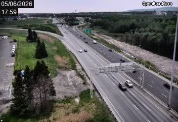 Aut. 40 (direction ouest) à la hauteur de l'av. Blaise-Pascal