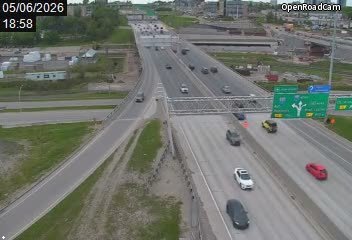 Aut. 73 (direction nord) à la hauteur du pont Pierre-Laporte (côté Québec)