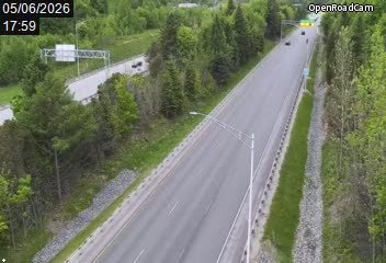 Aut. 73 (direction nord) à la hauteur de la rue de la Faune