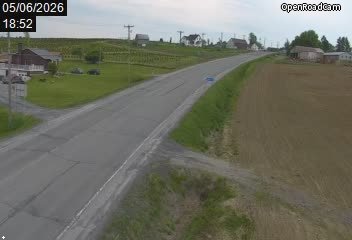 Route 108 à la hauteur du rang Saint-Hilaire (La Guadeloupe)