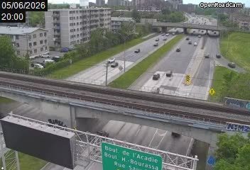 Aut. 15 (direction nord) à la hauteur du boul. de la Côte-Vertu