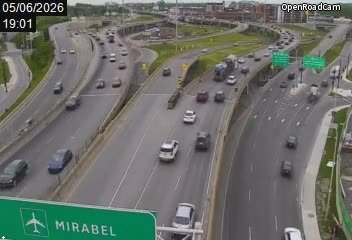 Aut. 40 (direction est) à l'ouest de l'échangeur Décarie