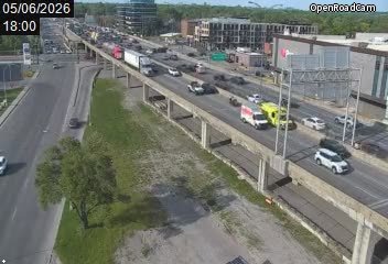 Aut. 40 à l'est de l'échangeur Décarie 