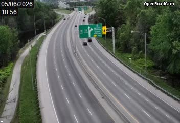Aut. 50 (direction ouest) à la hauteur du pont des Draveurs (côté Hull)