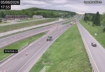 Aut. 85 à la hauteur de la route 295 (Dégelis)
