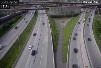 Route 136 (direction est) à la hauteur de l'échangeur Turcot