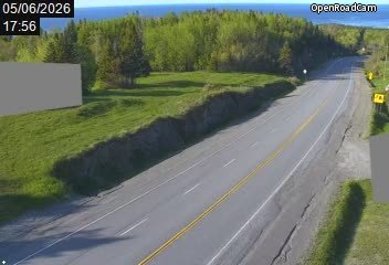 Route 132 à la hauteur de Cap-Chat (secteur Capucins)