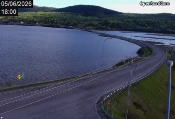 Route 132 à la hauteur de la rue Fontenelle (Gaspé)