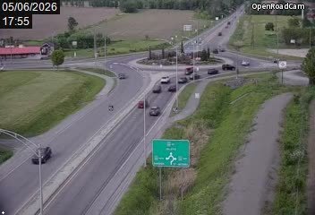 Route 158 à la hauteur de la route 341