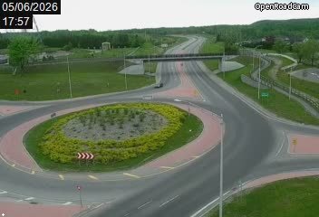 Route 169 (direction nord) à la hauteur de la rue Sainte-Cécile