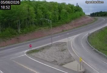 Route 232 à la hauteur de la route 295 (Saint-Michel-du-Squatec)
