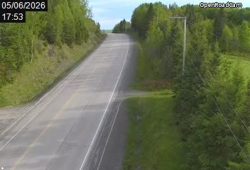 Route 232 à la hauteur de La Trinité-des-Monts