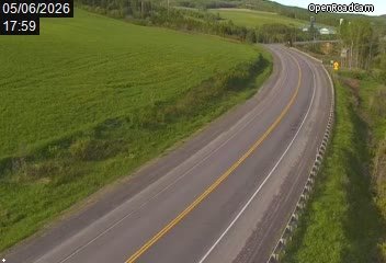Route 132 à la hauteur du Petit 2e Rang (Sayabec)