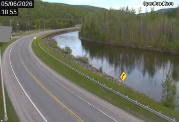 Route 195 à la hauteur de la rue du Métropole (Saint-René-de-Matane)