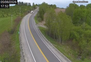 Route 293 à la hauteur de Saint-Clément