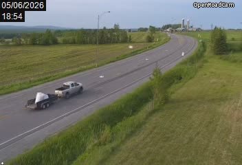 Route 222 à la hauteur de la route 243 (Racine)