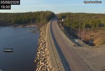 Route 138 à la hauteur de Baie-Johan-Beetz (km 1285)