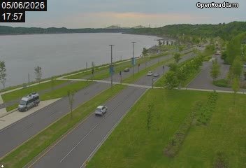 Route 136 (direction ouest) à la hauteur de la Côte de Sillery