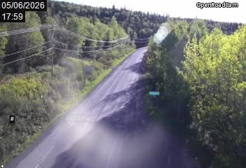 Route 132 à la hauteur de la côte de la Madeleine