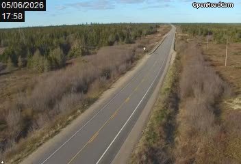 Route 138 à la hauteur de Kegaska
