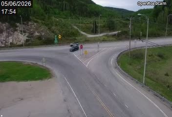 Route 172 à l’intersection de la route 138