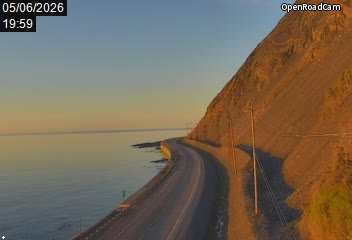 Route 132 à la hauteur de l'Anse-Pleureuse (route 198)
