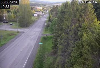 Route 195 à la hauteur du Rang St-Philippe (Amqui)